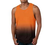 Canottiera Uomo Elasticizzato Estive Tank Top Cotone Spalla Larga Aderente Oversize Canottiere Mare Sportive Girocollo Leggero Maglietta Smanicata Bodybuilding Muscolo Stringer Allenamento Gym Canotta