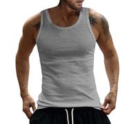 Canottiera Uomo Estate Gilet Smanicato Bodybuilding Casual Canotta Fitness Sportive Traspirante Spiaggia Canottiera Estivo Mare Leggero Spalla Larga Tank Top Ad Asciugatura Rapida Muscolo