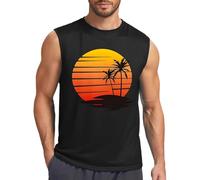 Canottiera Uomo Estiva Canotta Palestra Uomo A Costine Cotone Maglia Smanicata Senza Maniche Canotte Estive Sport Maglietta Traspirante Canottiere Da Mare Pigiama Estivo Ciclismo Caratteristico Rossa