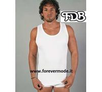 Canottiera uomo FDB a spalla larga in caldo cotone invernale liscia art 035 SL