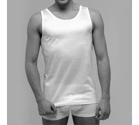 Canottiera uomo Fragi a spalla larga in puro cotone mercerizzato art Bob