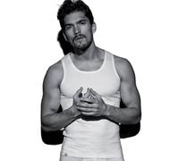 Canottiera uomo spalla larga cotone elasticizzato Enrico Coveri ET1002 - 3 pezzi