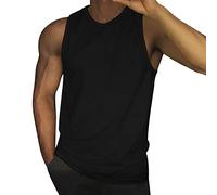 Canottiera Uomo Stretta Tank Top Senza Manica Fitness Allenamento Canotta Estivo Mare Leggero Spiaggia Canottiere Bodybuilding Palestra Spalla Larga Ad Asciugatura Rapida Canottiera Muscolo Casual
