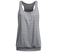 Canottiere Donna Senza Manica Estiva Canotta Sportive Taglie Forti Canottiera Cotone Eleganti Tank Top Traspirante Contenitiva Spalla Larga Blusa Casual Spalline Regolabili Running Allenamento