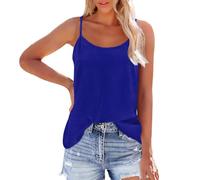 Canottiere Sportive Senza Manica Donna Canotte Casual Taglie Forti Canotta Cotone Spalline Regolabili Tank Top Senza Cuciture Curvy Elasticizzata Camicie Estiva Leggera Palestra Spiaggia Spalla Larga