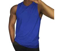 Canottiere Uomo Sportive Mare Bodybuilding Canottiere Bianca Nera Canotte Cotone Estive Spalla Larga Tank Top Aderente Muscolo Girocollo Maglia Senza Maniche Gym Running Sport Allenamento Canotta