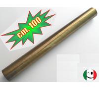 CANOTTO CANNA OTTONE LISCIO Ø 32 x 1000 mm. BRONZATO - BRONZO