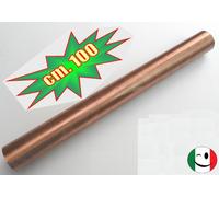 CANOTTO CANNA OTTONE LISCIO Ø 32 x 1000 mm. RAMATO - RAME