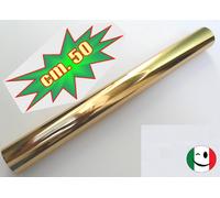 CANOTTO CANNA OTTONE LISCIO Ø 32 x 500 mm. DORATO - BAGNO ORO 24KT
