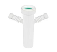 CANOTTO CON 2 ATTACCHI PER LAVATRICE LAVASTOVIGLIE 1"1/2 1"1/4-1"1/2