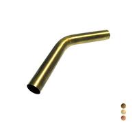 CANOTTO CON CURVA 45° D. 30 X 280 Dorato