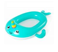 CANOTTO FORMA NARVALO CANOTTINO GONFIABILE PISCINA MARE 118X89 CM BAMBINI 34120
