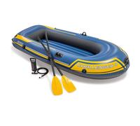 CANOTTO GONFIABILE CHALLENGER 2 SET 236X114X41 CM MARE GOMMONE REMI POMPA 68367