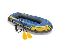 CANOTTO GONFIABILE CHALLENGER 2 SET 236X114X41 CM MARE GOMMONE REMI POMPA 68367