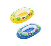 CANOTTO GONFIABILE PER BAMBINI 3-6 ANNI 102X69CM MARE BALENA 2 COLORI ASS. 34037