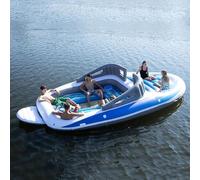 Canotto Gonfiabile Portatile Durevole PVC Addensato Gommone Gonfiabile per Motore Canotto da Pesca Barca A Remi E Barca A Vela Dinghy