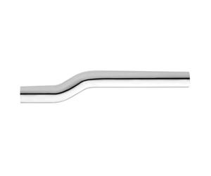 Canotto in metallo eccentrico L 30 cm Ø mm 30 Argento