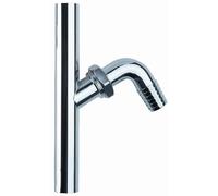 Canotto in ottone cromato Ø 26 mm con attacco lavatrice