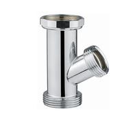 CANOTTO MF C/ATTACCO LAVATRICE e CURVA CROMO 1" 1/4