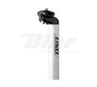 CANOTTO TUBO REGGISELLA UNO ALLUMINIO BIANCO NERO 400mm DIAMETRI VARI BICI MTB