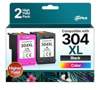 CanPick 304XL Cartucce di ricambio per HP 304 XL Nero e Colore Multipack per cartucce HP 304XL Deskjet 3750 2630 2620 2622 3720 3730 3760 3762 Envy 5000 5010 5020 5030 5032,2,2