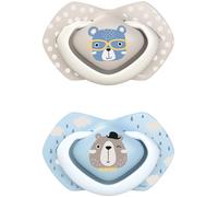 Canpol babies Bonjour Paris C 18 m+ ciuccio Blue 2 pz