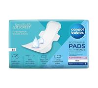 Canpol babies Breathable & Discreet Night Postpartum Pads With Wings cuscini notturni post-parto con ali 8 pz per Donna