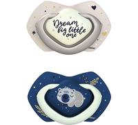 Canpol babies Silikon Schnuller, 2 Stück (0-6 m, Sleepy Koala Boy)