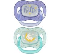 Canpol babies NIGHTGLOW Boy ciuccio 18m+ 2 pz