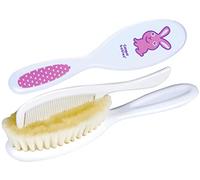 canpol Babies - Set di spazzola e pettine morbido per bambini, colori assortiti