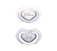 Canpol babies Silikon Schnuller, 2 Stück (0-6 m, Royal Baby Boy)