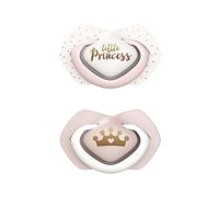 Canpol babies Royal Baby Light Touch Little Princess 0-6m ciuccio 2 pz