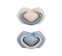Canpol babies Silikon Schnuller, 2 Stück (6-18 m, Pure Blue)