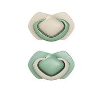 Canpol babies Silikon Schnuller, 2 Stück (6-18 m, Pure Green)