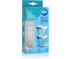 Canpol babies Storage Containers contenitore per alimenti con tappo 4x180 ml