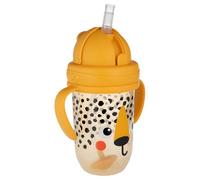 Canpol babies Tazza BabiesBoo Cup Gepard – pesi, cannuccia a prova di perdite, 6m+ 270 ml Arancione