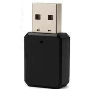 CanQuanSWZX Adattatore USB Bluetooth 5.1, Ricevitore Bluetooth con Cavo Audio 3,5 mm, Trasmettitore Bluetooth USB Plug and Play, Presa Jack Bluetooth, Modalità AUX/USB per Altoparlanti e TV