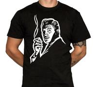 CANSIKA Vincent Price Horror Movie Icon Mens T-Shirt Casual Cotton Tees Black S