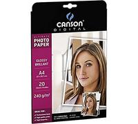 Canson 0004327 Ultimate Carta Fotografica, 20 Pezzi