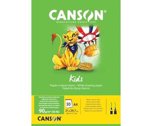 Canson 131651 Blocco da Disegno per Bambini, 30 Pezzi