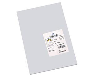 Canson 200040177 Cartolina A4, Confezione da 50 Pezzi, Grigio