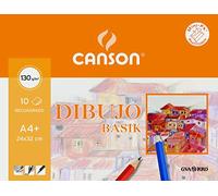 Canson 406346 - Carta da disegno, 24 x 32 cm, 1 blocco da 10 fogli