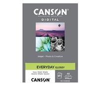 carta inkjet everyday - 10 x 15 cm - 200 gr - 50 fogli - lucida - canson