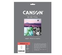 Canson 94664 Carta Inkjet, A4, 20Fg, 255 Gr, Lustre Rc