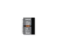 Canson ArtBook ONE - Blocco da disegno, 10,2 x 15,2 cm, con 80 fogli di carta da disegno da 100 g/m², bianco