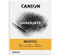 Canson Blocco di carta, bianco, 25 x 25 cm