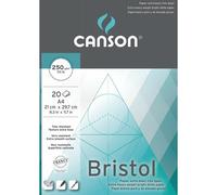 CANSON BLOCCO DI CARTA BRISTOL BUREAU - 20 FOGLI - A4 - 250GR. - CANSON