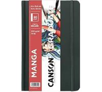 Canson Book Hardbound Long Side Graduate Manga Taccuino da disegno 40 21,6 x 14 cm 200 g Portrait