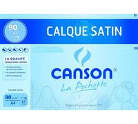 CANSON - Confezione da 12 fogli di carta lucida A4-90 g/m²