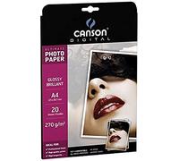 Canson Digital Ultimate Carta fotografica lucida A4 270 g / m² Bianco, 20 fogli